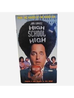 Vintage Cult Classic High School High VHS tape with Jon Lovitz